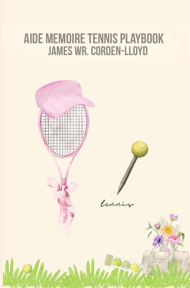 Aide Memoire Tennis Playbook for girls cover