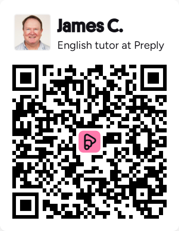 QR code that opens James Corden-Lloyd's Preply tutor profile
