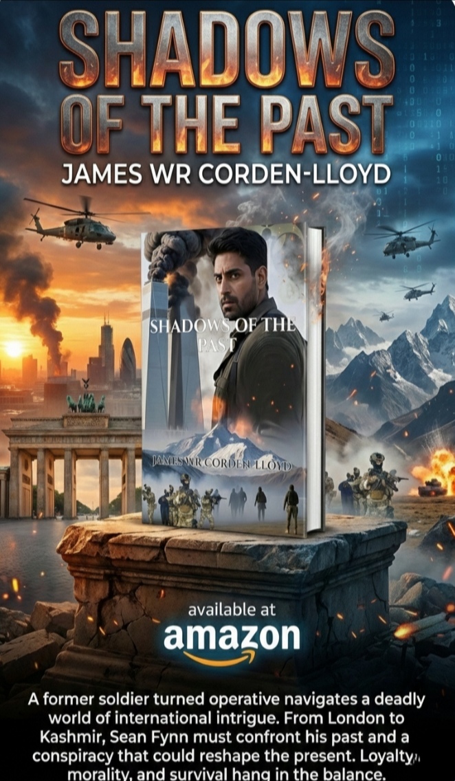 Shadows of the Past novel cover by James WR Corden-Lloyd
