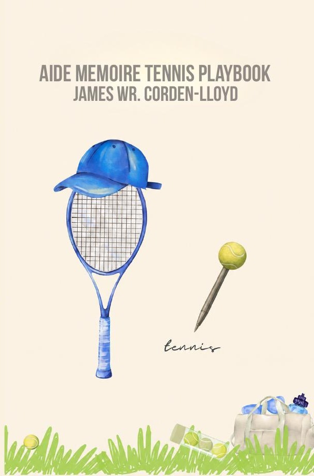 Aide Memoire Tennis Playbook for boys cover